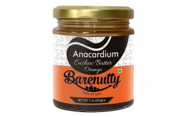Barenutty Anacardium Cashew Butter Orange  Glass Jar  200 grams